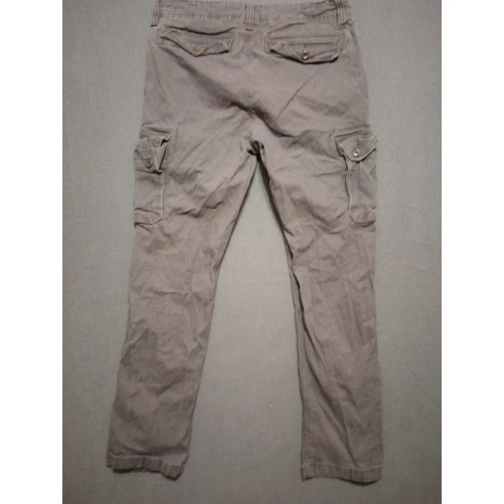 St Johns Bay Comfort Stretch Cargo Pants Size 32 X 32 Gray